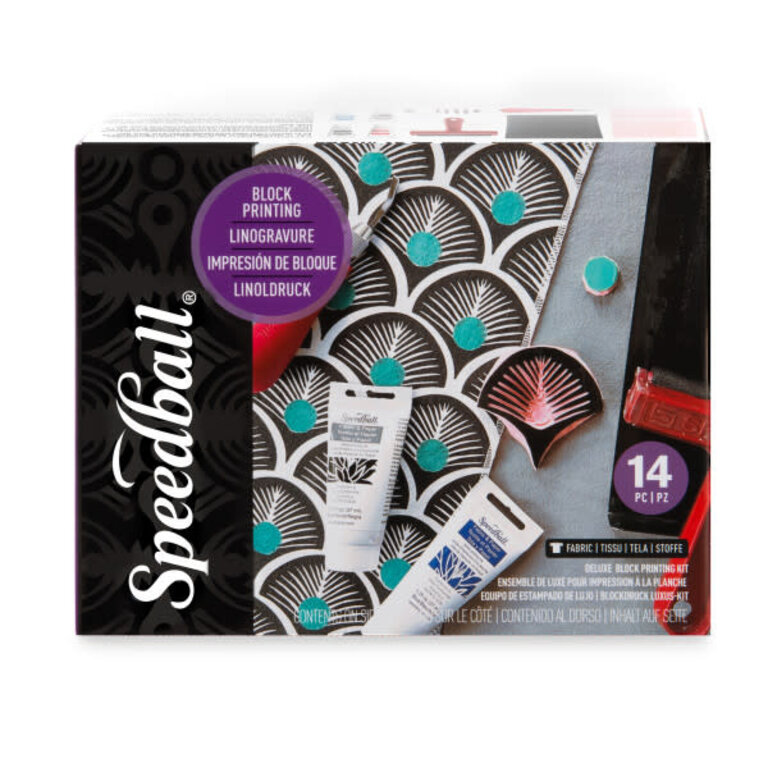 Speedball Speedball Block Printing Fabric Deluxe Kit