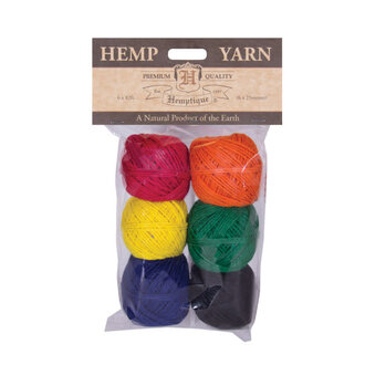Hemptique Hemp Yarn Bon Bon 6 Set