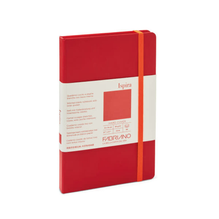 Fabriano Ispira Hard Cover Notebook Blank 3.5" x 5.5"