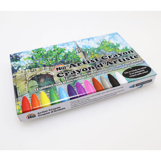 Yasutomo Niji Artist Crayon 12 Set