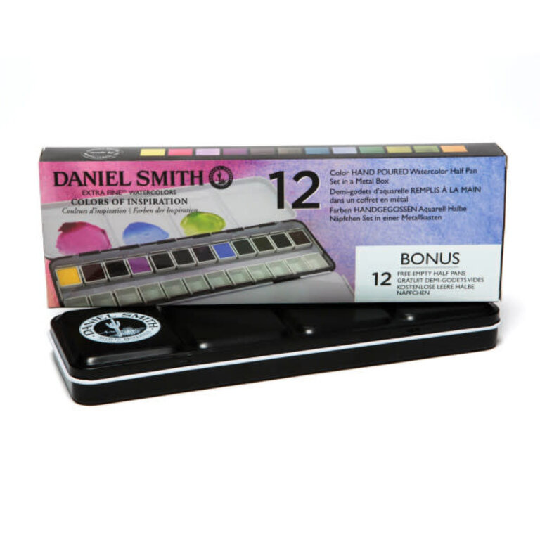 Daniel Smith Daniel Smith Extra Fine Watercolor Half Pan Colors of Inspiration 12 Set