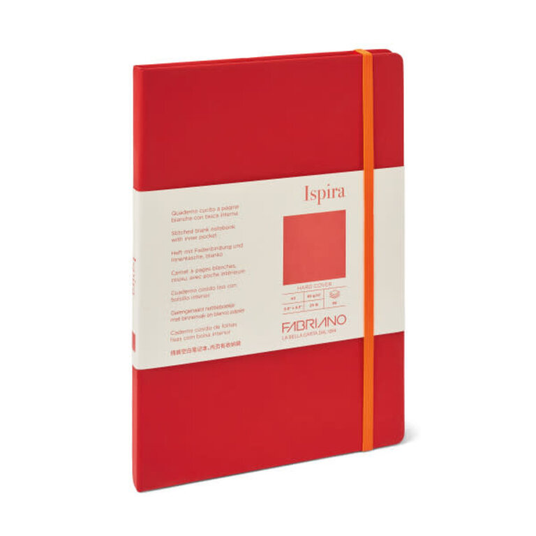 Fabriano Ispira Hard Cover Notebook Blank 5.8"x8.3" (A5)