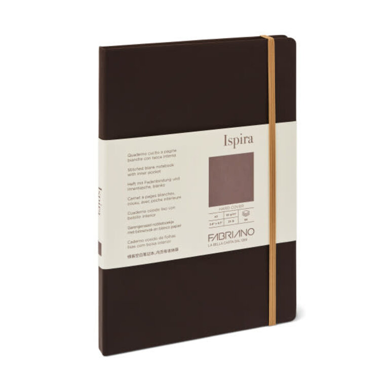 Fabriano Ispira Hard Cover Notebook Blank 5.8"x8.3" (A5)