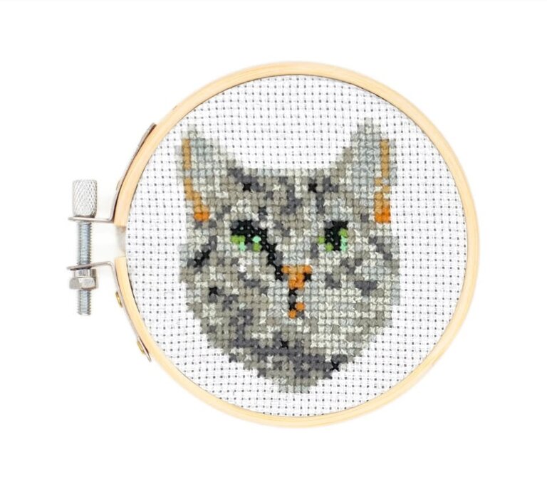 Mini Cross Stitch Embroidery Kit