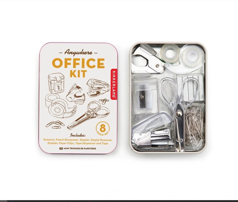 Kikkerland Design Anywhere Office Kit