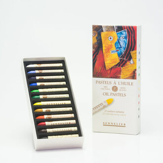Sennelier Oil Pastel 12-Color Set