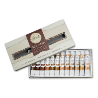 Stapledon Arts Melanin Series - Skin Tone Acrylic Paints 12 Set