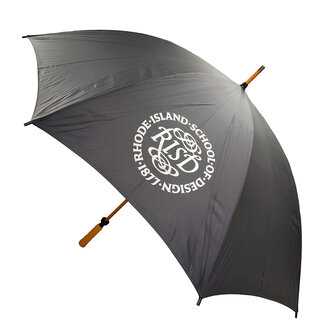 Medallion Sporty Wood Shaft 62" Umbrella Black