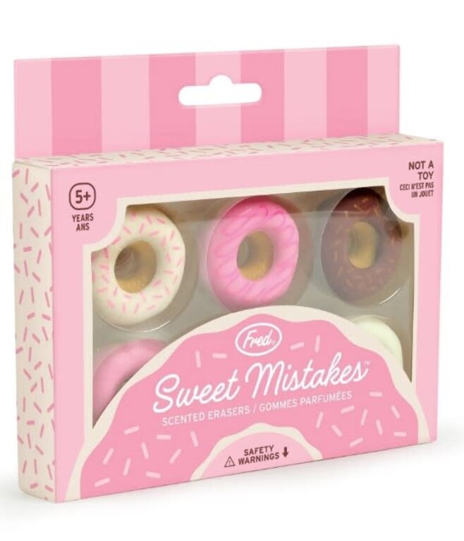 Fred & Friends Fred Sweet Mistakes Erasers