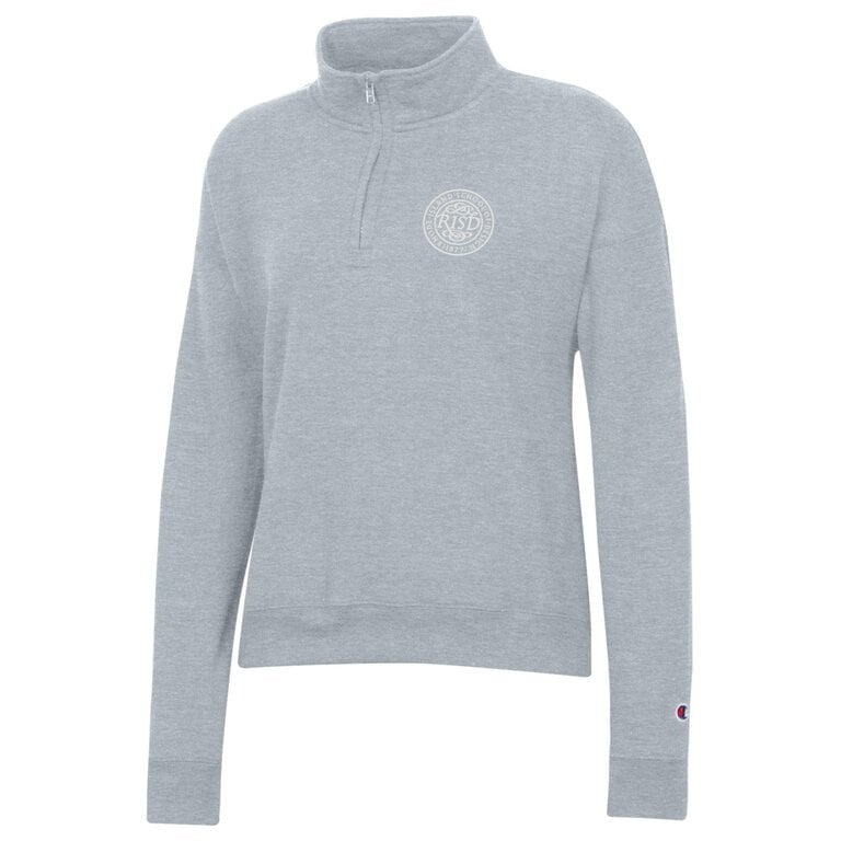 Champion Women's  Medallion Poweblend Embroidered 1/4  Zip