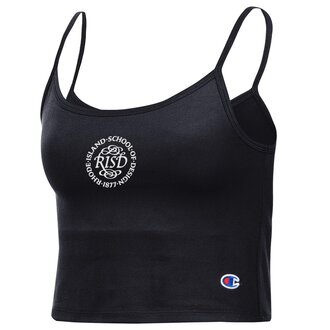 Champion Women's Strappy Crop Tank Black