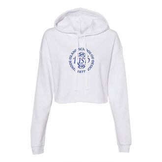 Bella + Canvas Medallion Womens Cropped Fleece Hoodie