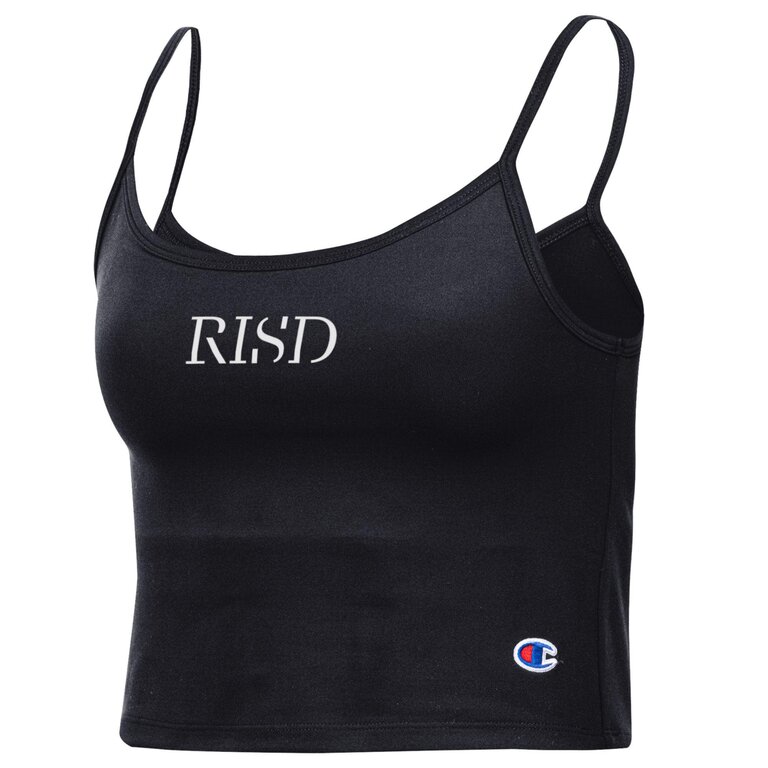 Champion Women's Strappy Crop Tank Black