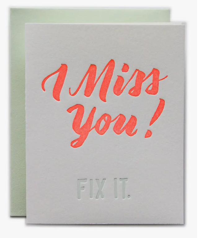 Morgan Calderini Ladyfingers Letterpress Encouragement