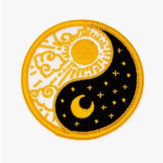 These Are Things Iron-on Embroidered Patch 2.25"