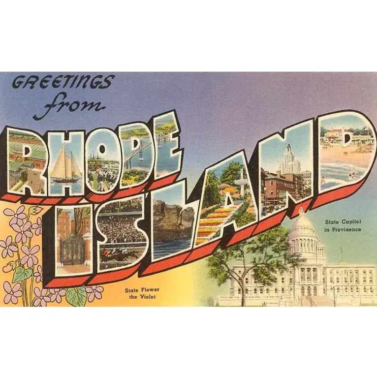 Found Image Press Rhode Island Magnets