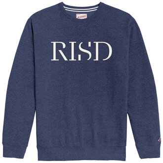 League-Legacy Collegiate Wear Heritage Classic Crew Heather Royal Blue