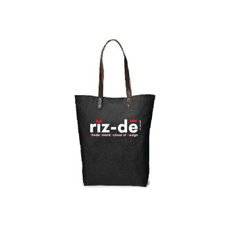 RISD RIZ-DE Black Tote Bag