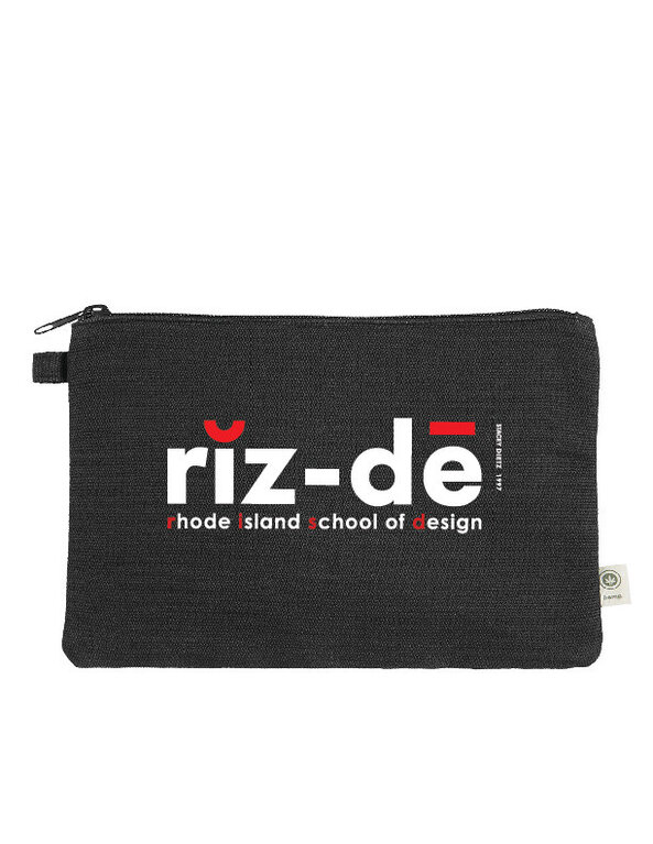 RISD RIZ-DE Hemp Pouch Black