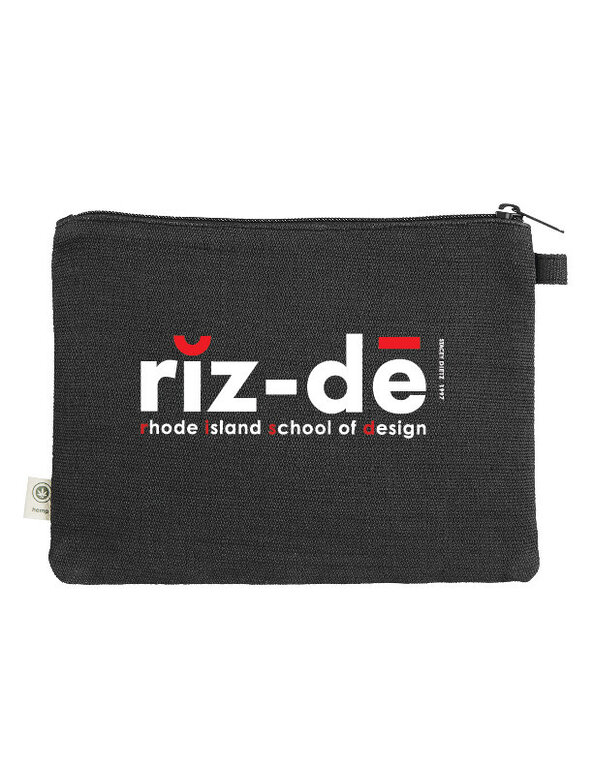 RISD RIZ-DE Hemp Pouch Black