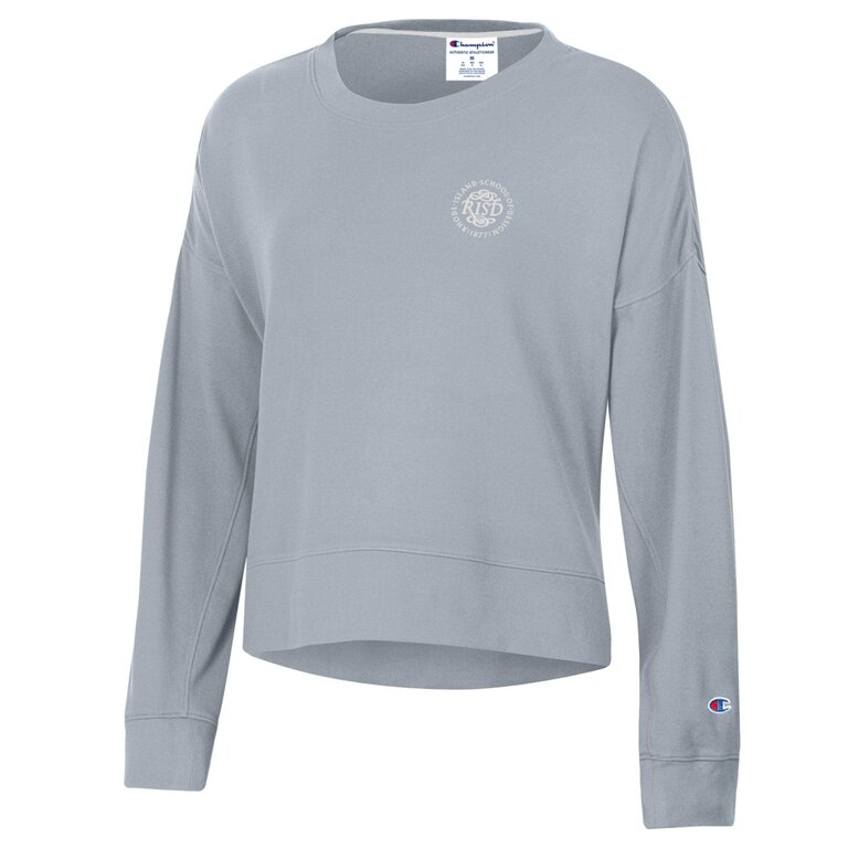 Champion Women's Medallion Sueded Touch Crew