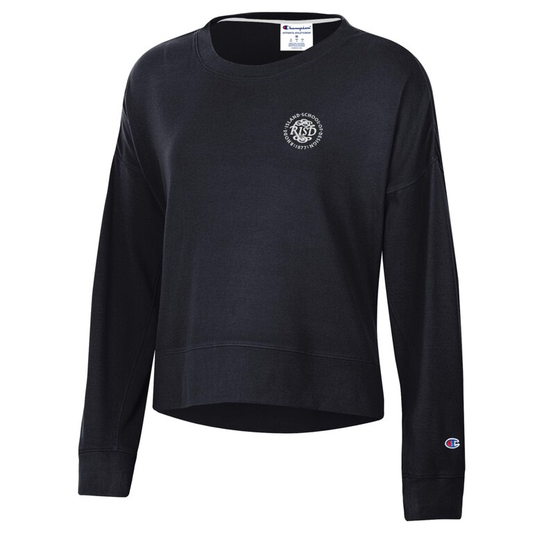 Champion Women's Medallion Sueded Touch Crew