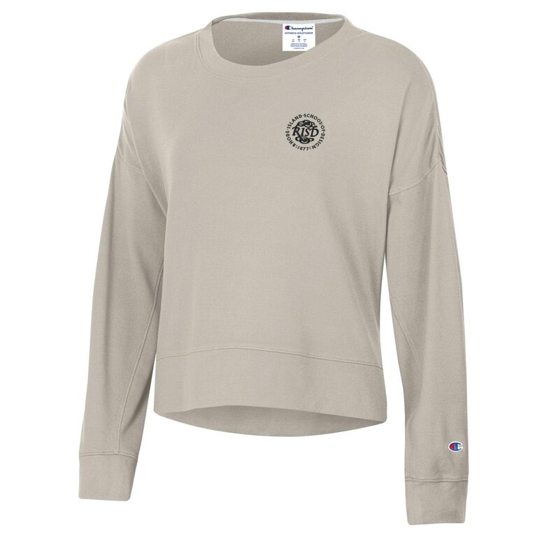 Champion Women's Medallion Sueded Touch Crew