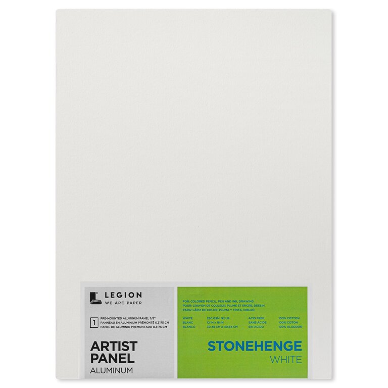 Legion Legion Stonehenge Aluminum-Backed White Artist Panel