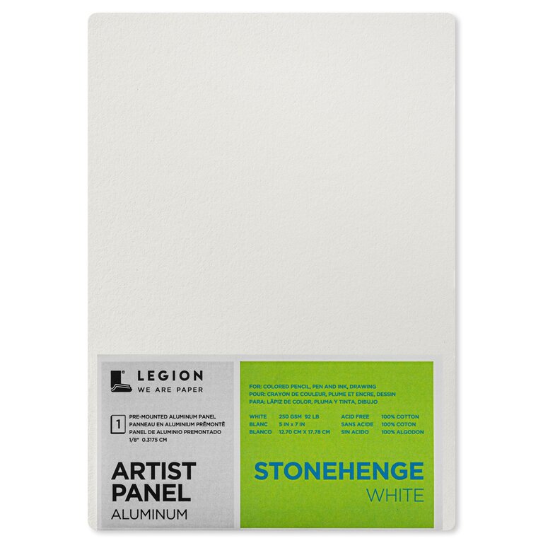 Legion Legion Stonehenge Aluminum-Backed White Artist Panel