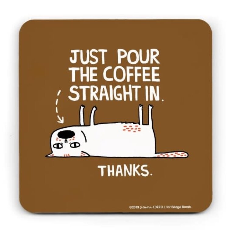 Gemma Correll Dog Coaster