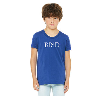 Bella + Canvas Youth Airlume RISD Wordmark Short Sleeve Tshirt