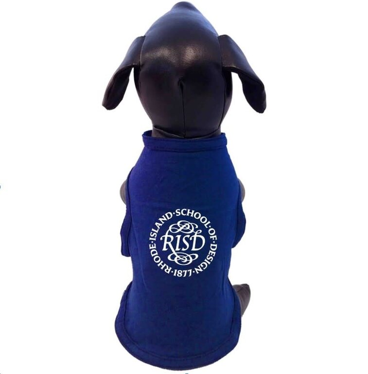 RISD Medallion Dog Cotton Shirt Royal