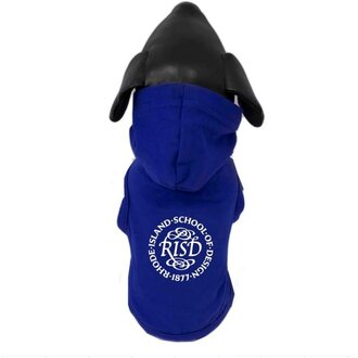 RISD Medallion Dog Cotton Hood Royal