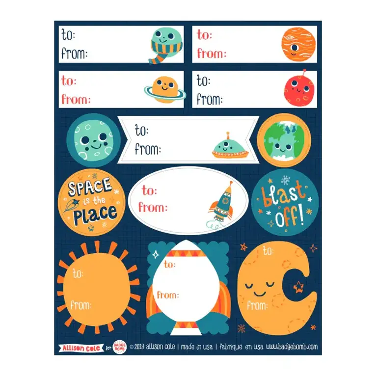 Allison Cole Gift Label Stickers