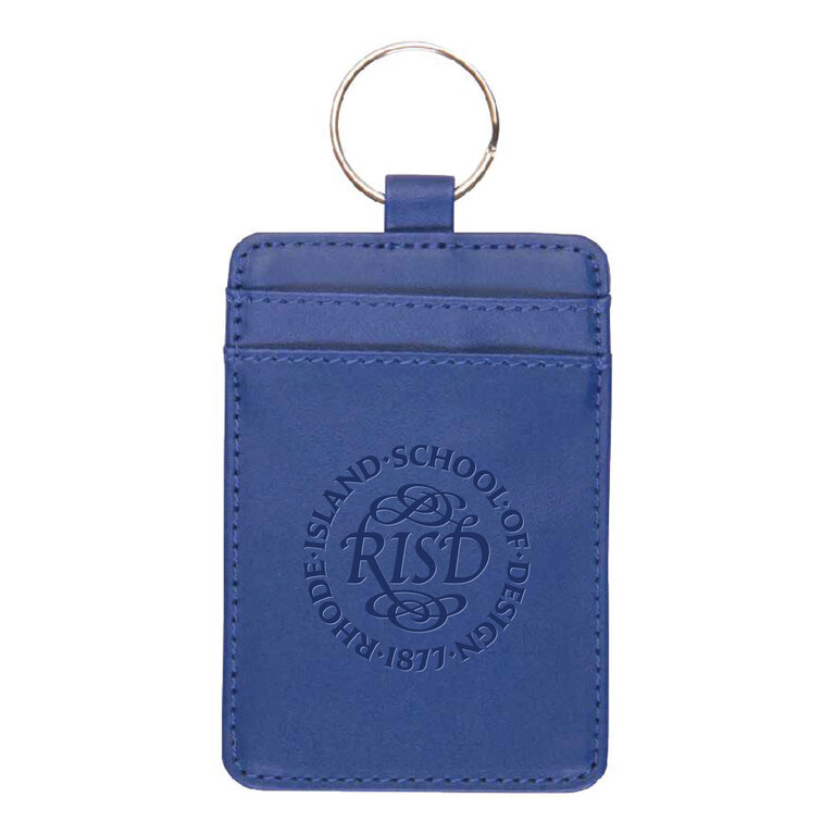 RISD Medallion Leatherette Vertical ID Keytag