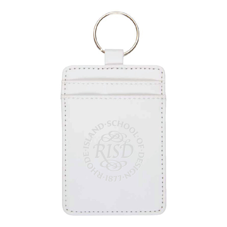 RISD Medallion Leatherette Vertical ID Keytag