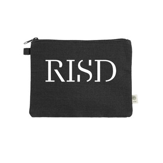 RISD Hemp Pouch Black/White RISD