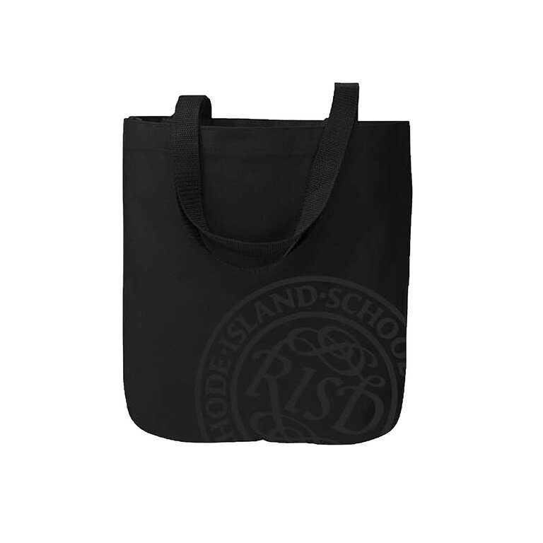 RISD Everyday RISD Seal Tote Bag 13" Black/Black