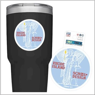 RISD Athena Durable Sticker 3"