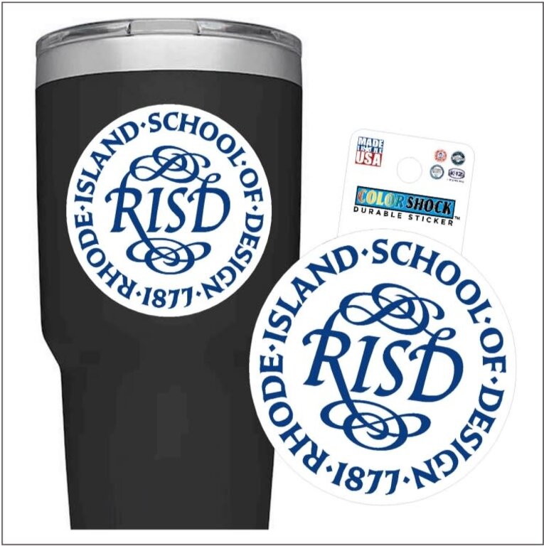 RISD Medallion Durable Sticker 3"
