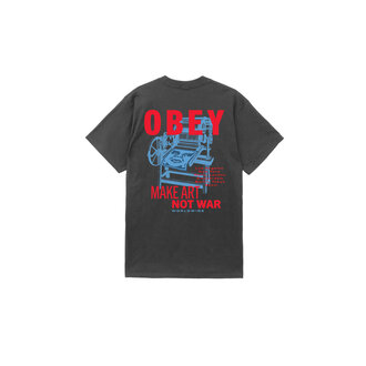 Shepard Fairey Obey Printing Press Make Art Shirt