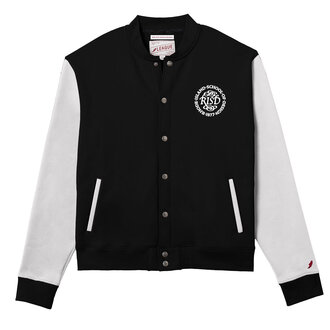 League 1991 Varsity Jacket Embroidered Medallion LC