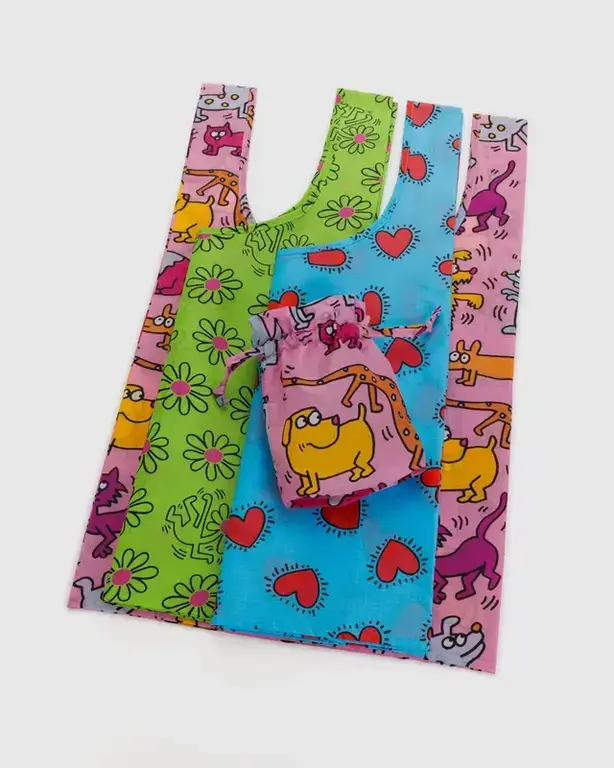 Ellen Van Der Laan Standard Reusable Nylon Bag Set of 3