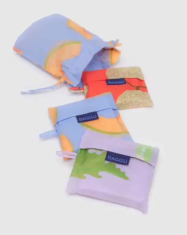 Ellen Van Der Laan Standard Reusable Nylon Bag Set of 3