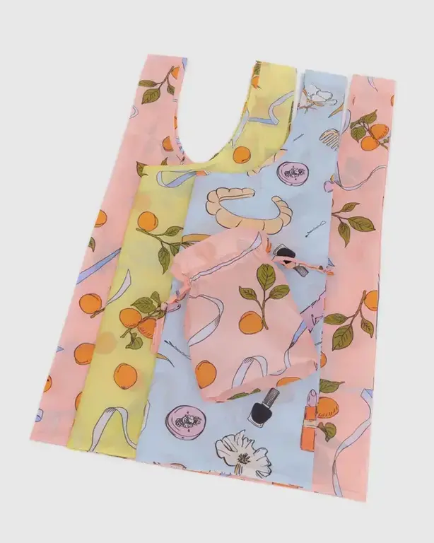 Ellen Van Der Laan Standard Reusable Nylon Bag Set of 3