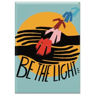 Badge Bomb Badge Bomb Lisa Congdon Rectangle Magnet Be The Light