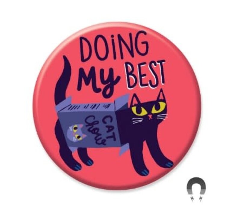 Allison Cole Cat Big Magnet 2.25"
