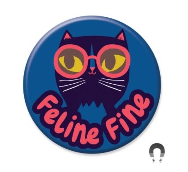 Allison Cole Cat Big Magnet 2.25"