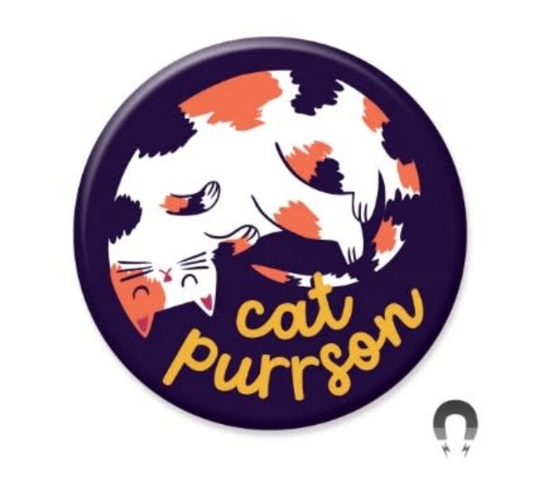 Allison Cole Cat Big Magnet 2.25"