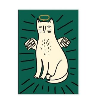 Gemma Correll Blessed Cat Rectangle  Magnet